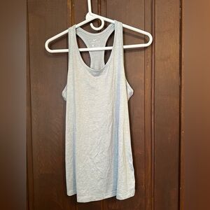 Nike Light Gray Racerback Dri-FIT Tank Top